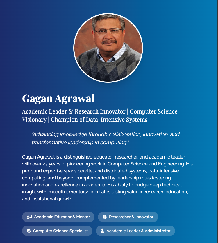 Gagan Agrawal's profile 1