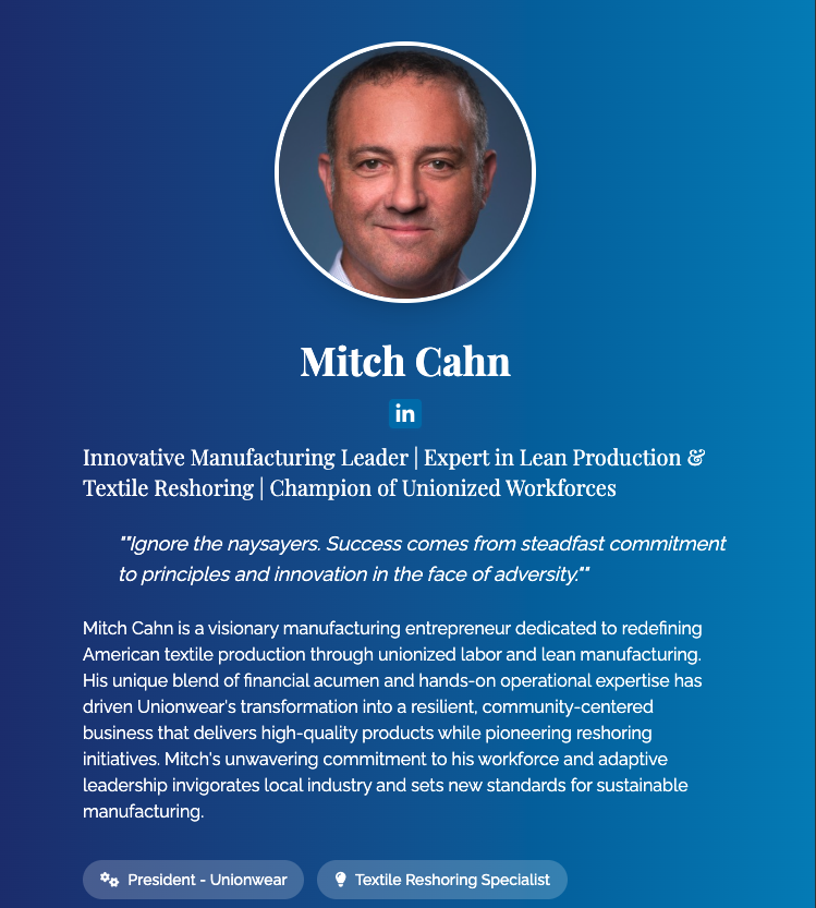 Mitch Cahn's profile 1