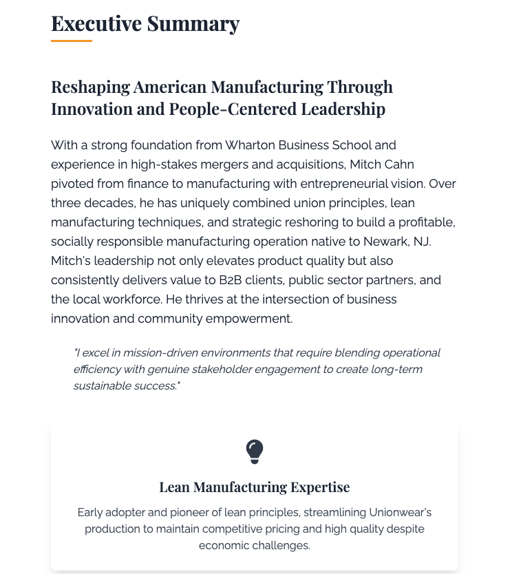 Mitch Cahn's profile 2